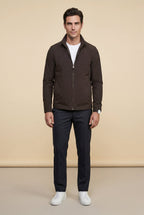 Liam | Slim Fit Zip-front Stand Collar Casual Jacket