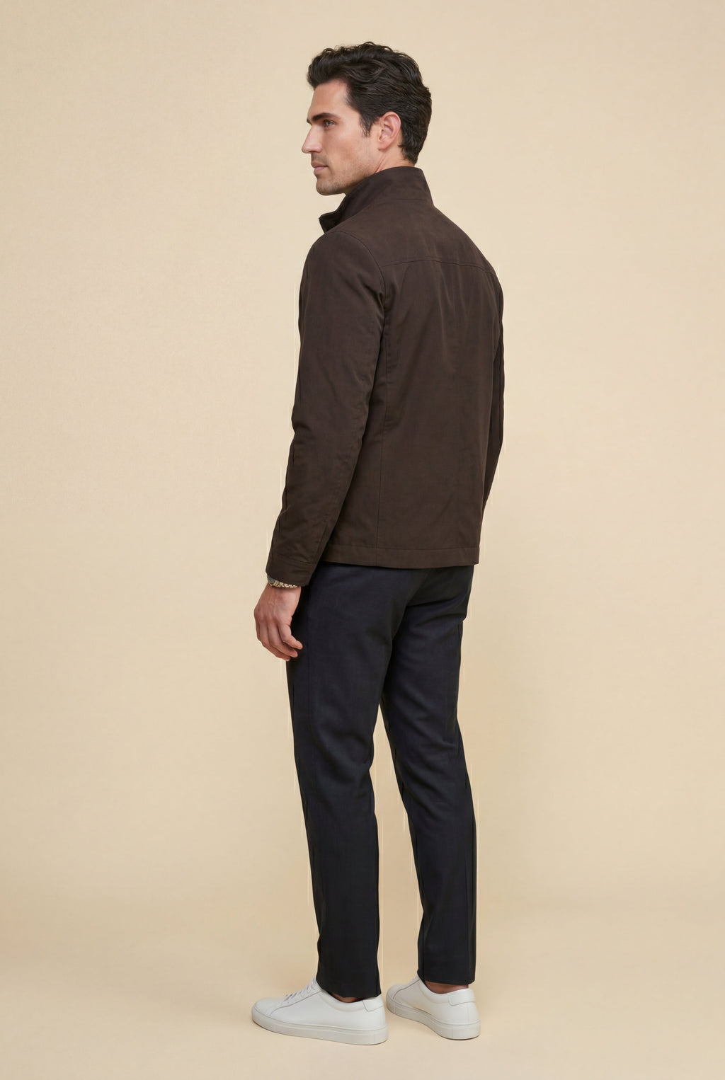 Liam | Slim Fit Zip-front Stand Collar Casual Jacket
