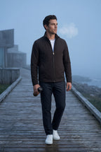 Liam | Slim Fit Zip-front Stand Collar Casual Jacket