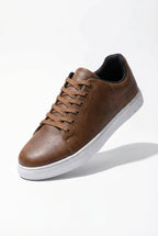 Liam | Structured Faux Low-top Casual Sneakers