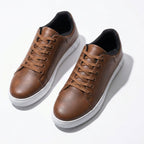 Liam | Structured Faux Low-top Casual Sneakers