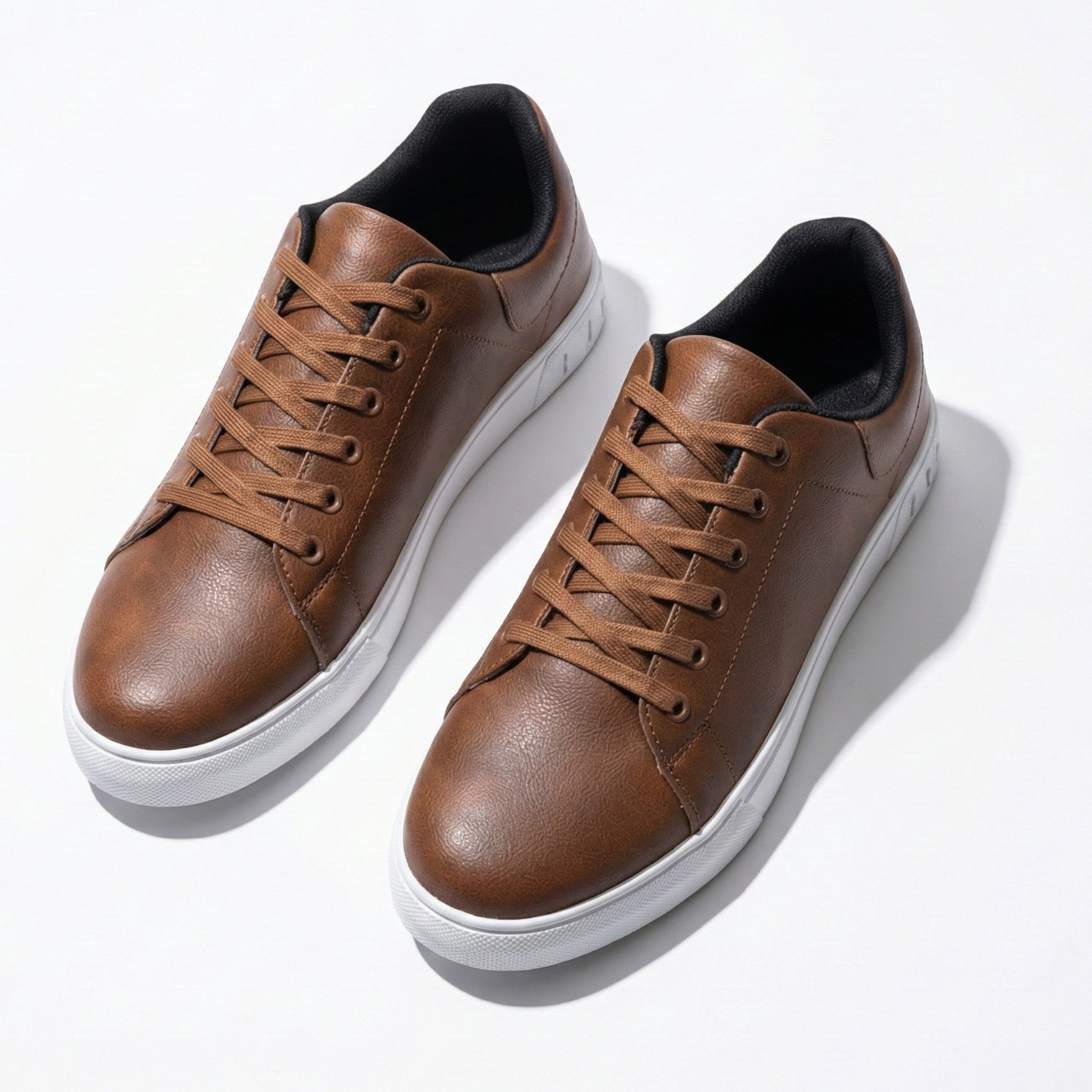 Liam | Structured Faux Low-top Casual Sneakers