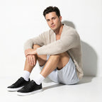 Liam | Structured Faux Low-top Casual Sneakers
