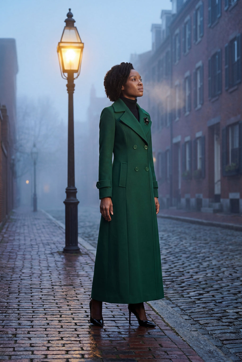 Tailored Longline Coat with Adjustable Belt | Senna
