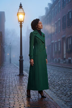 Tailored Longline Coat with Adjustable Belt | Senna