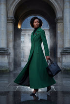 Tailored Longline Coat with Adjustable Belt | Senna