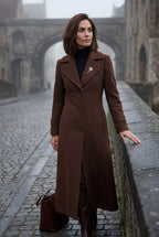 Tailored Longline Coat with Adjustable Belt | Senna