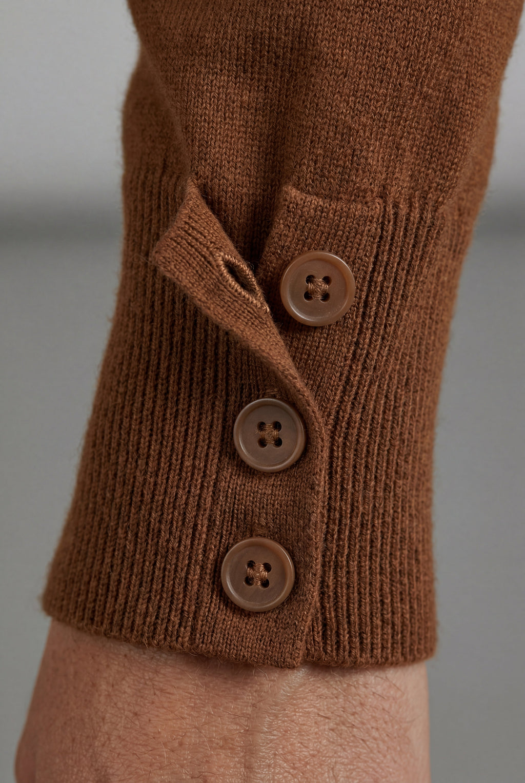 V-neck Button-front Classic Cardigan Sweater | Senna