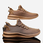Women's Breathable Chunky Sole Lightweight Lace-Up Sneakers | Elcevi