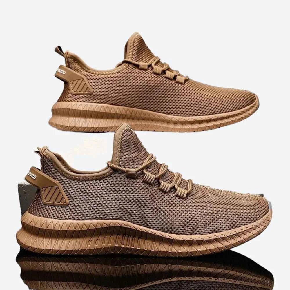Women's Breathable Chunky Sole Lightweight Lace-Up Sneakers | Elcevi