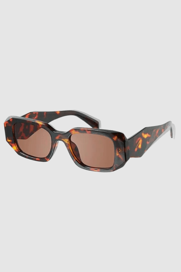 Lieke | Women's Chunky Rectangular Cat Eye Sunglasses