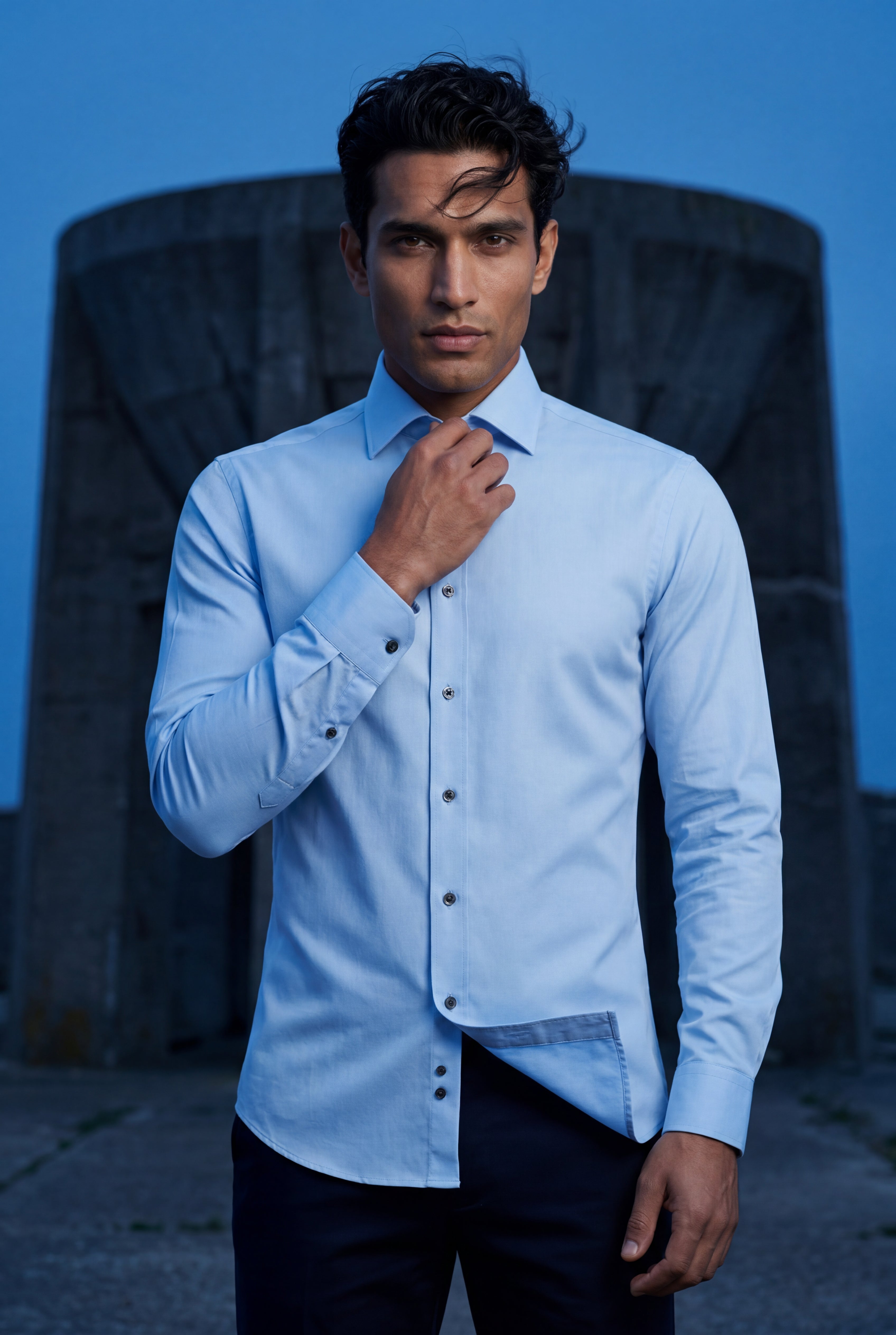 Gio | Slim Fit Classic Collar Button-up Shirt