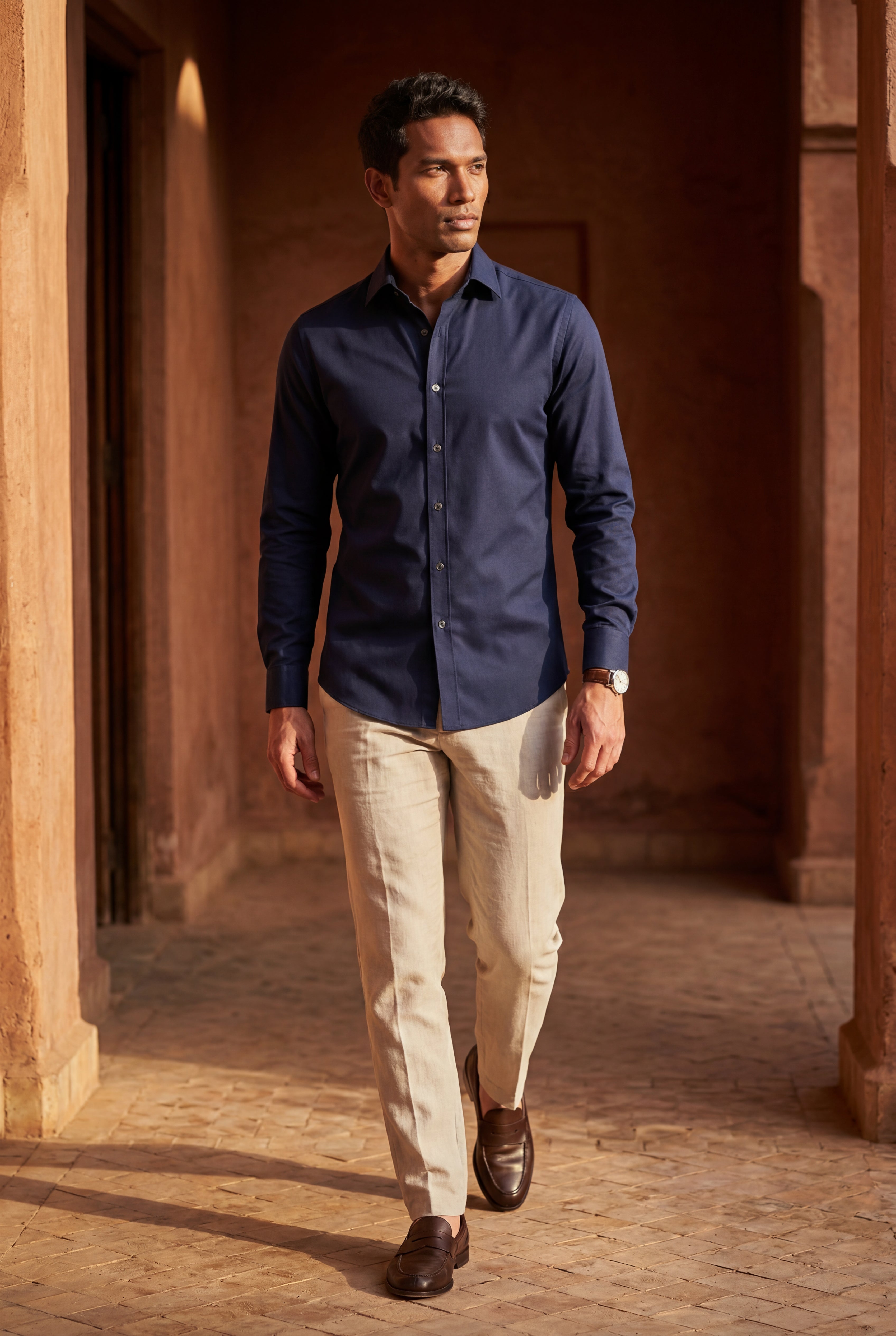 Gio | Slim Fit Classic Collar Button-up Shirt