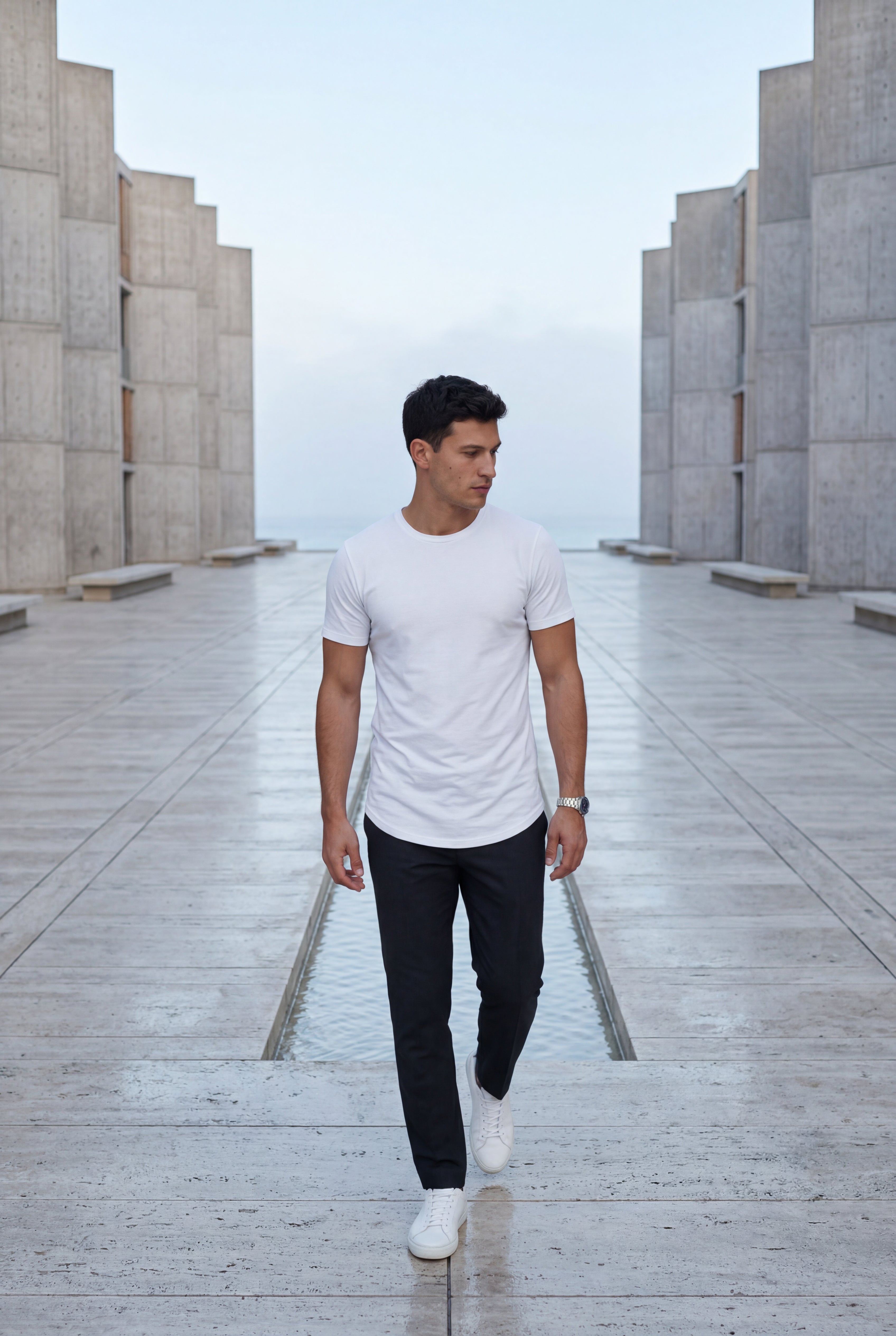 Kian | Slim Fit Crew Neck Short Sleeve Tee