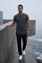 Kian | Slim Fit Crew Neck Short Sleeve Tee