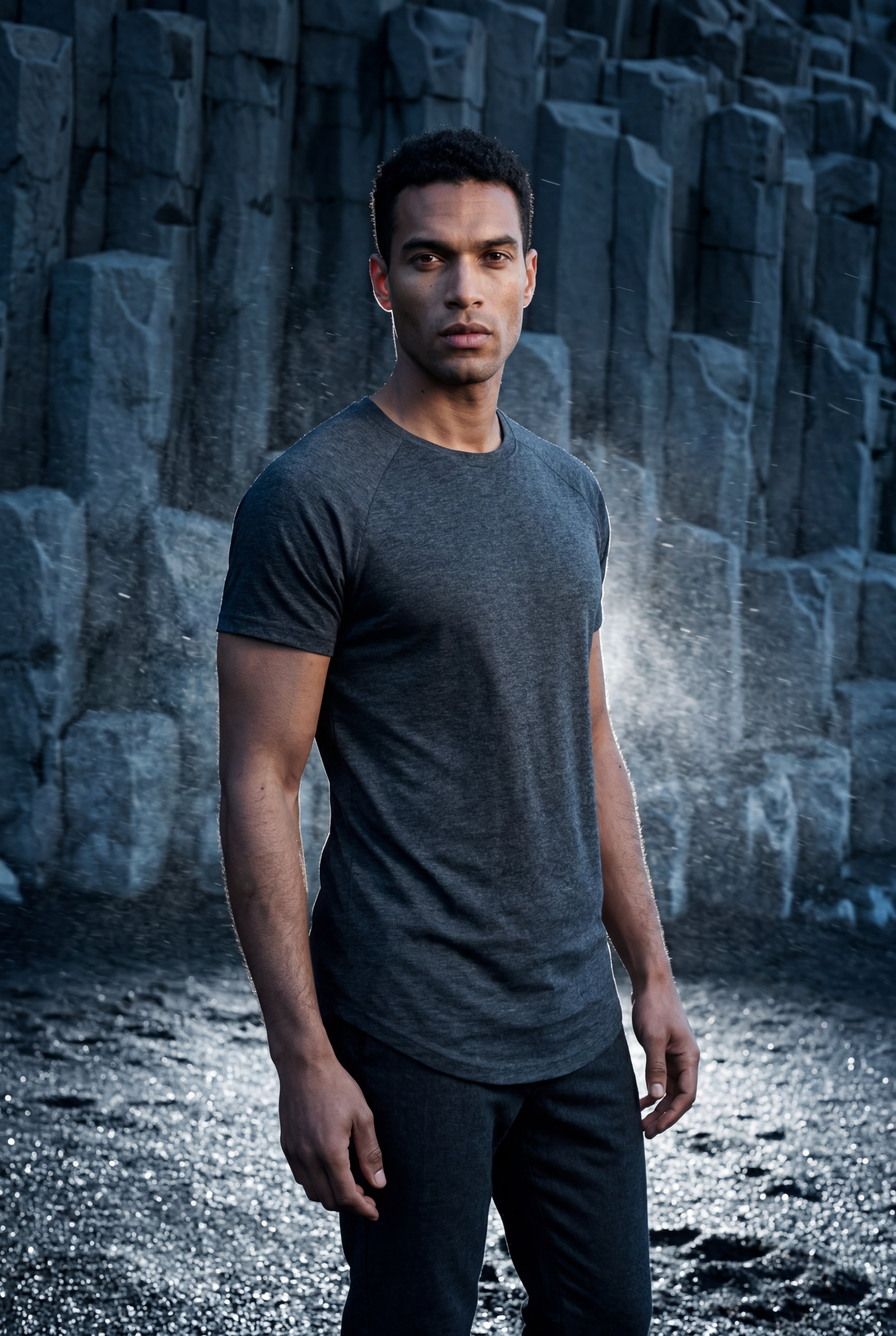 Kian | Slim Fit Crew Neck Short Sleeve Tee