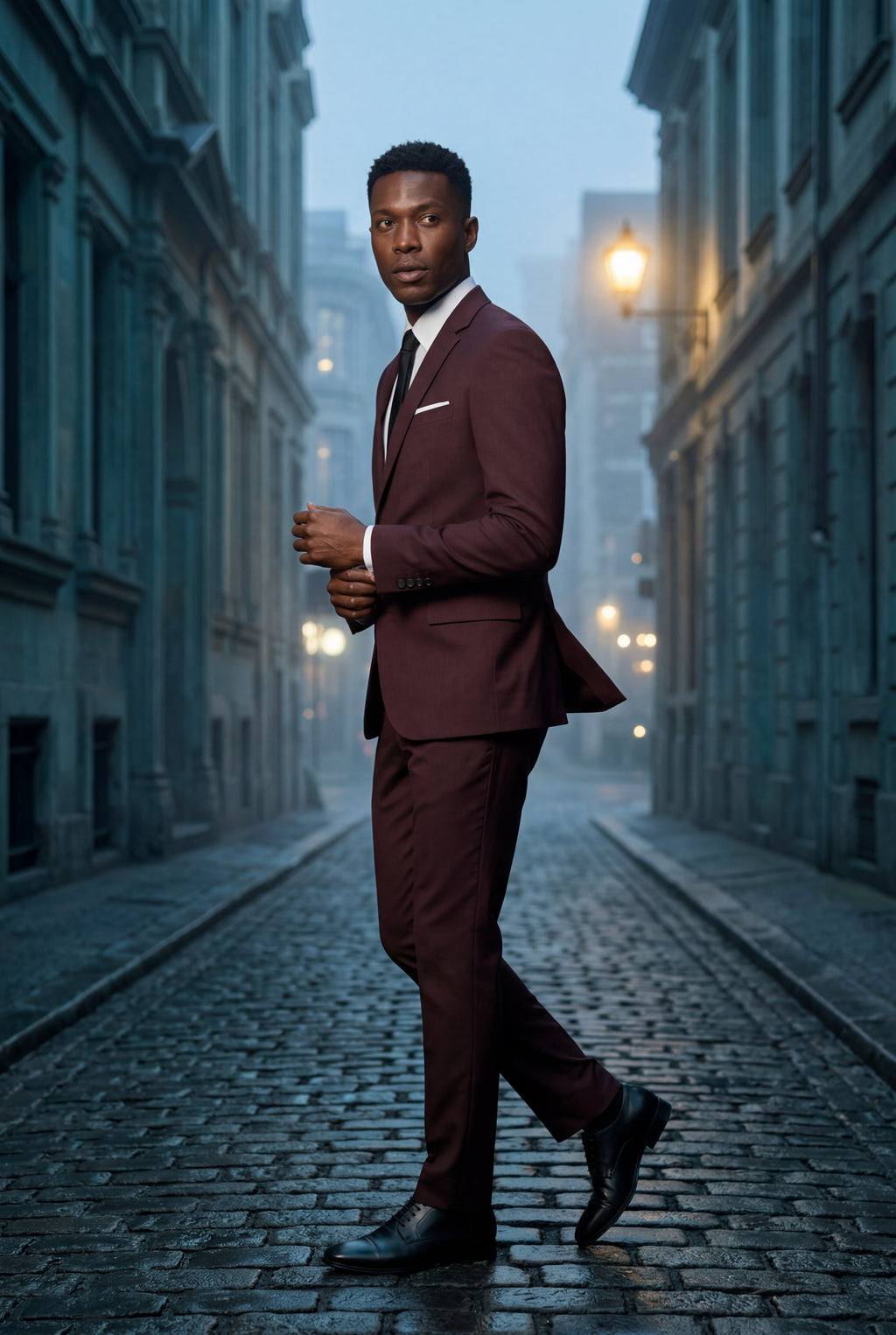 Liam | Slim Fit Two-piece Business Suit with Notched Lapel