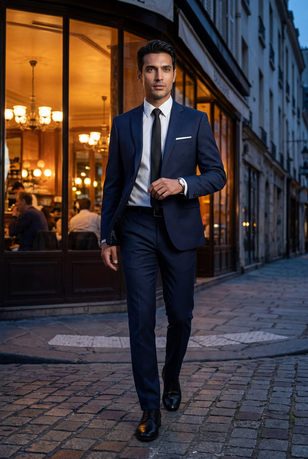 Liam | Slim Fit Two-piece Business Suit with Notched Lapel