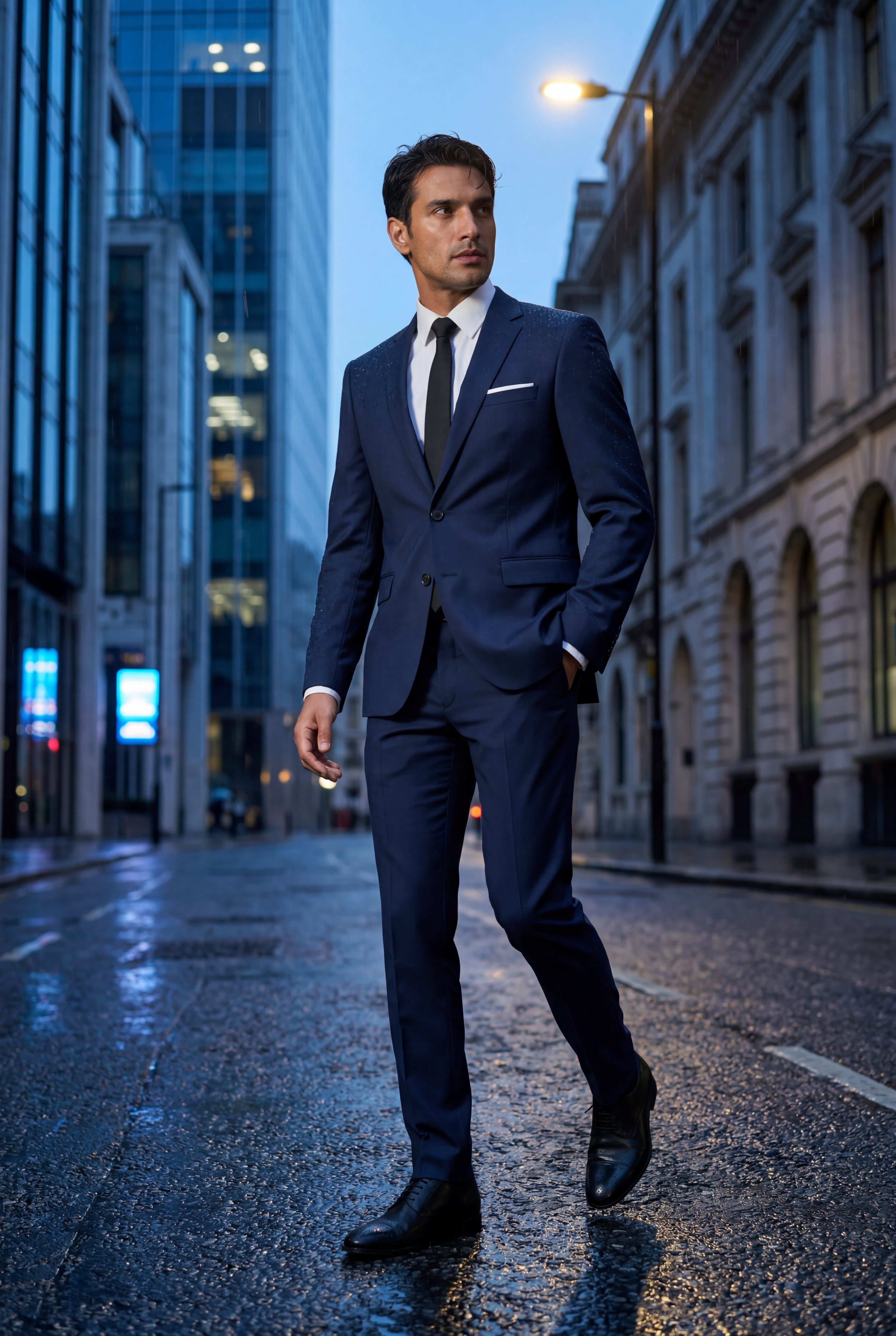 Liam | Slim Fit Two-piece Business Suit with Notched Lapel