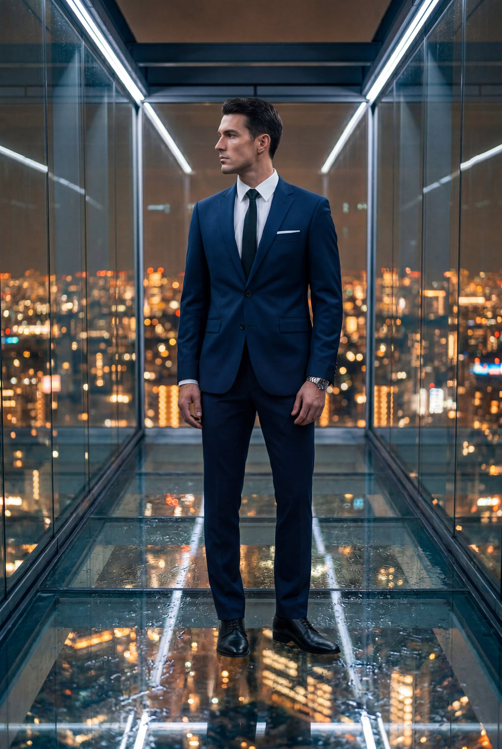 Liam | Slim Fit Two-piece Business Suit with Notched Lapel