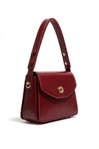 Lieke | Structured Shoulder Bag with Gold Hardware and Adjustable Strap