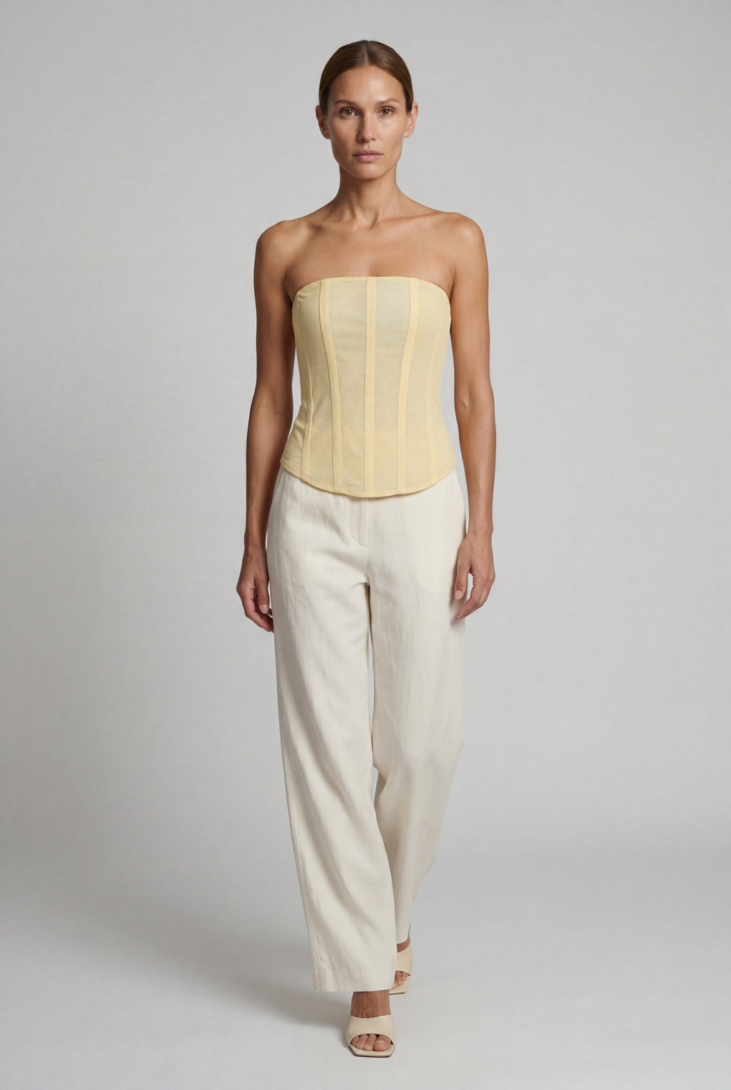 Lisa | Structured Strapless Boned Corset Top