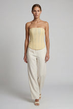 Lisa | Structured Strapless Boned Corset Top