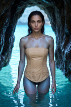 Lisa | Structured Strapless Boned Corset Top