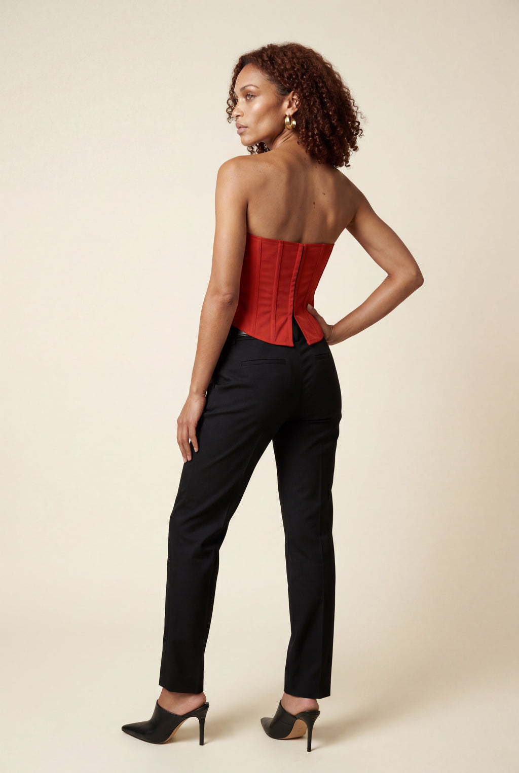Lisa | Structured Strapless Boned Corset Top