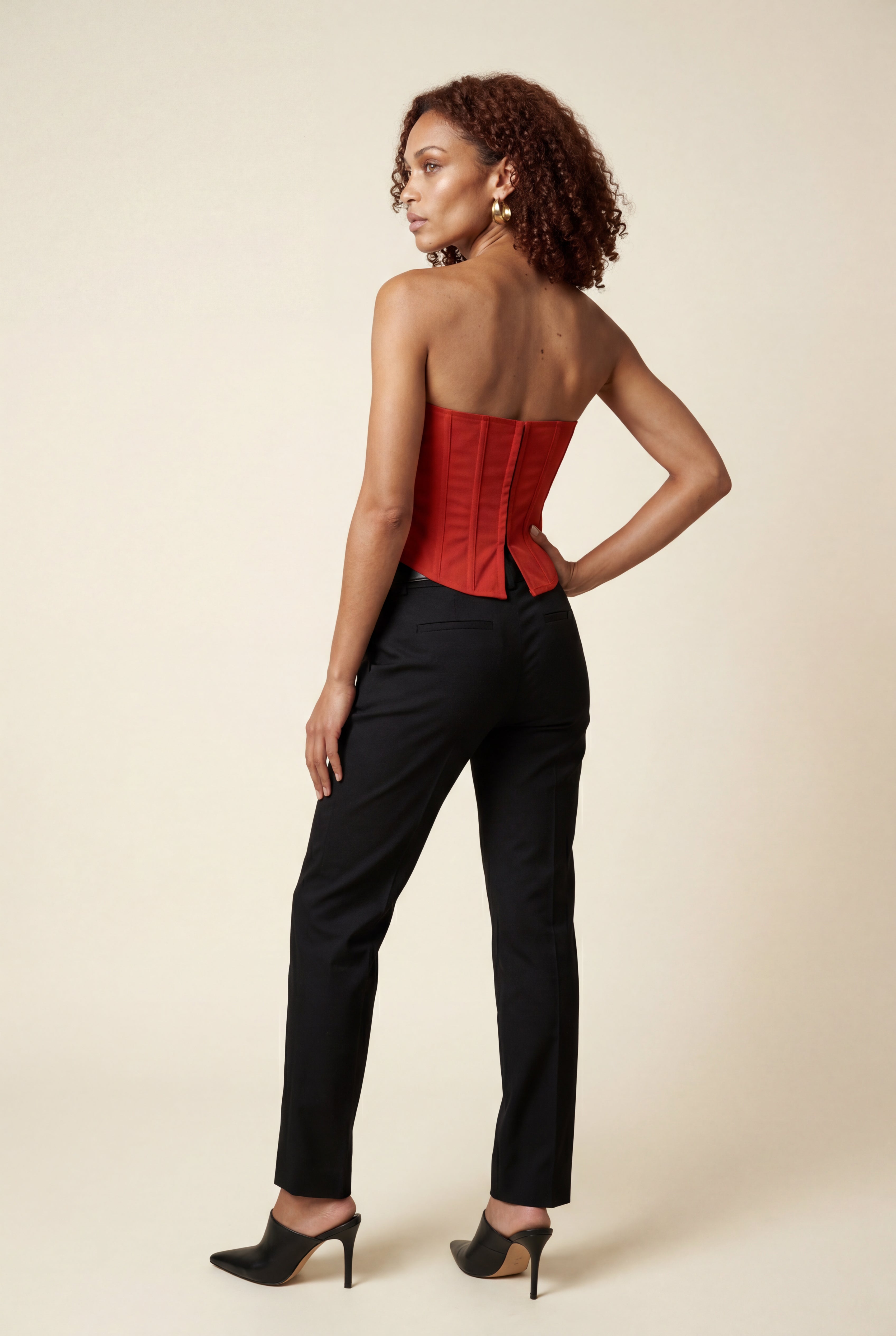Lisa | Structured Strapless Boned Corset Top