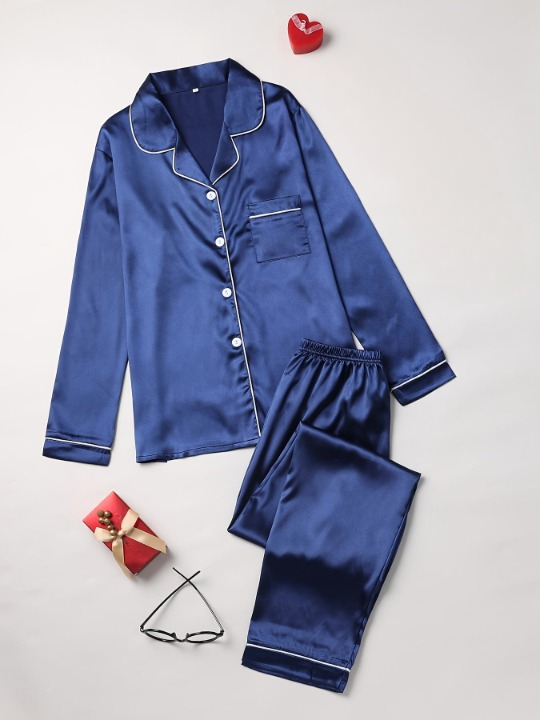 Lia | Silken Dreams Duo - Casual Comfort Sleepwear Set