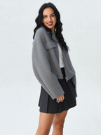 Noa | Tweed Zip Jacket