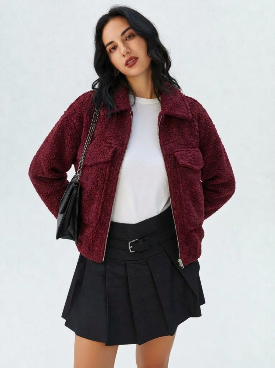 Noa | Tweed Zip Jacket