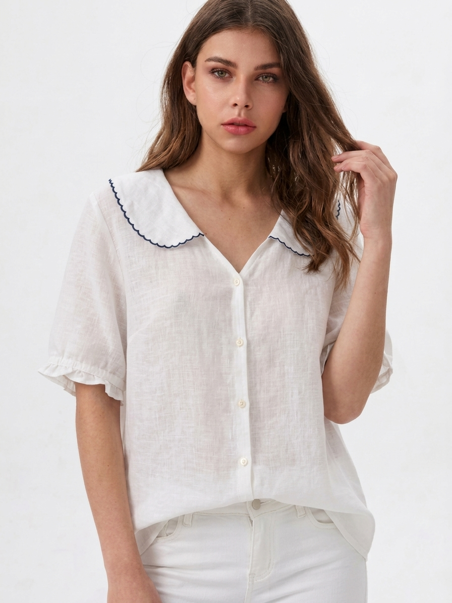 Lina | Linen Ease Blouse