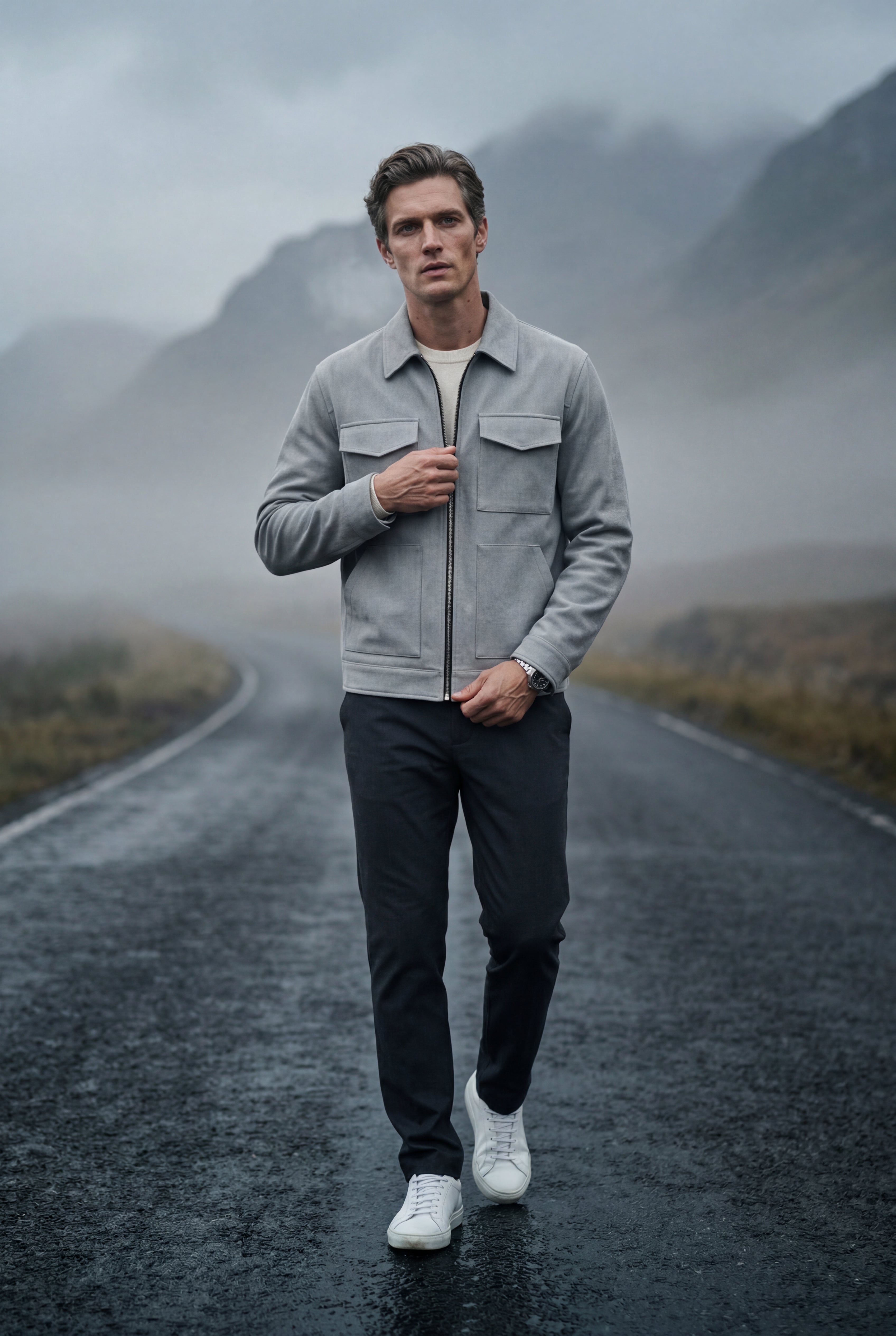 Liam | Boxy Trucker Jacket with Classic Collar