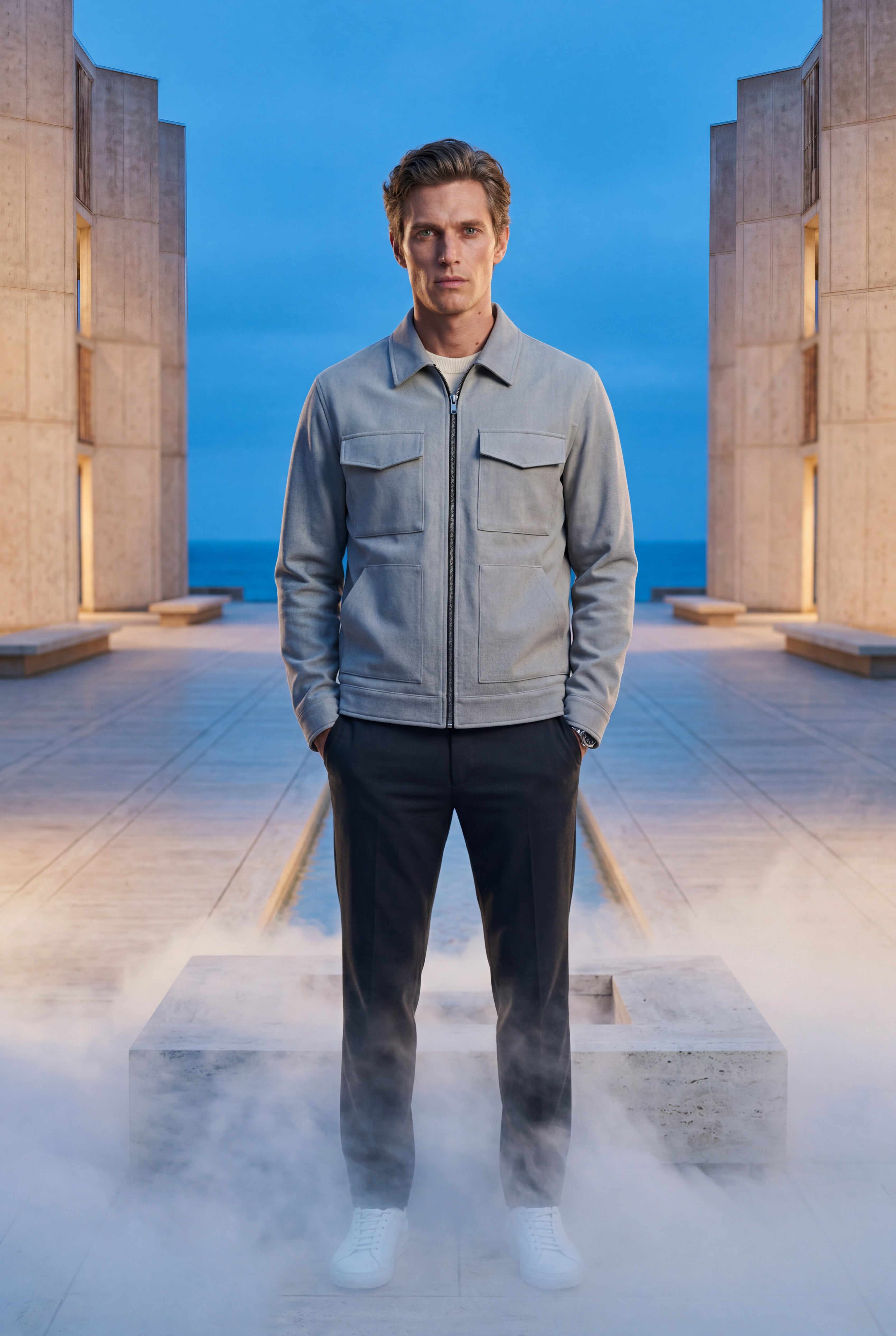 Liam | Boxy Trucker Jacket with Classic Collar