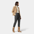 Lia | Braided Tassel Western Chunky Heel Mid-calf Boots