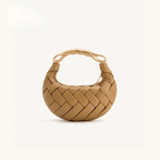 Lieke | Crescent Crossbody Bag with Gold Twisted Handle