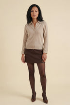 Women's Classic Collared Button-Down Cardigan Sweater | Senna
