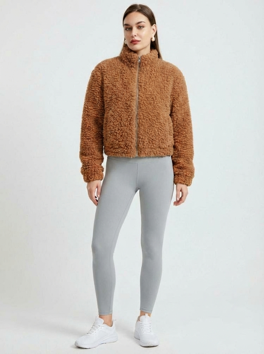 Noa | Sherpa Zip Jacket