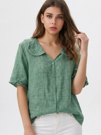 Lina | Linen Ease Blouse