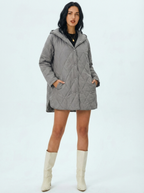 Lina | Quilted Hooded Jacket