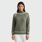Christina Louisa - Knit Sweater in Olive Green