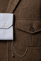 Liam | Textured Three-piece Suit with Notched Lapels