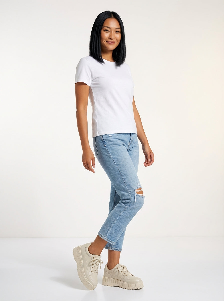 Lucy | Chunky Platform Lace-up Sneakers with Ridged Sole