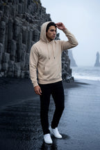 Men's Classic Drawstring Hood Regular Fit Pullover Hoodie