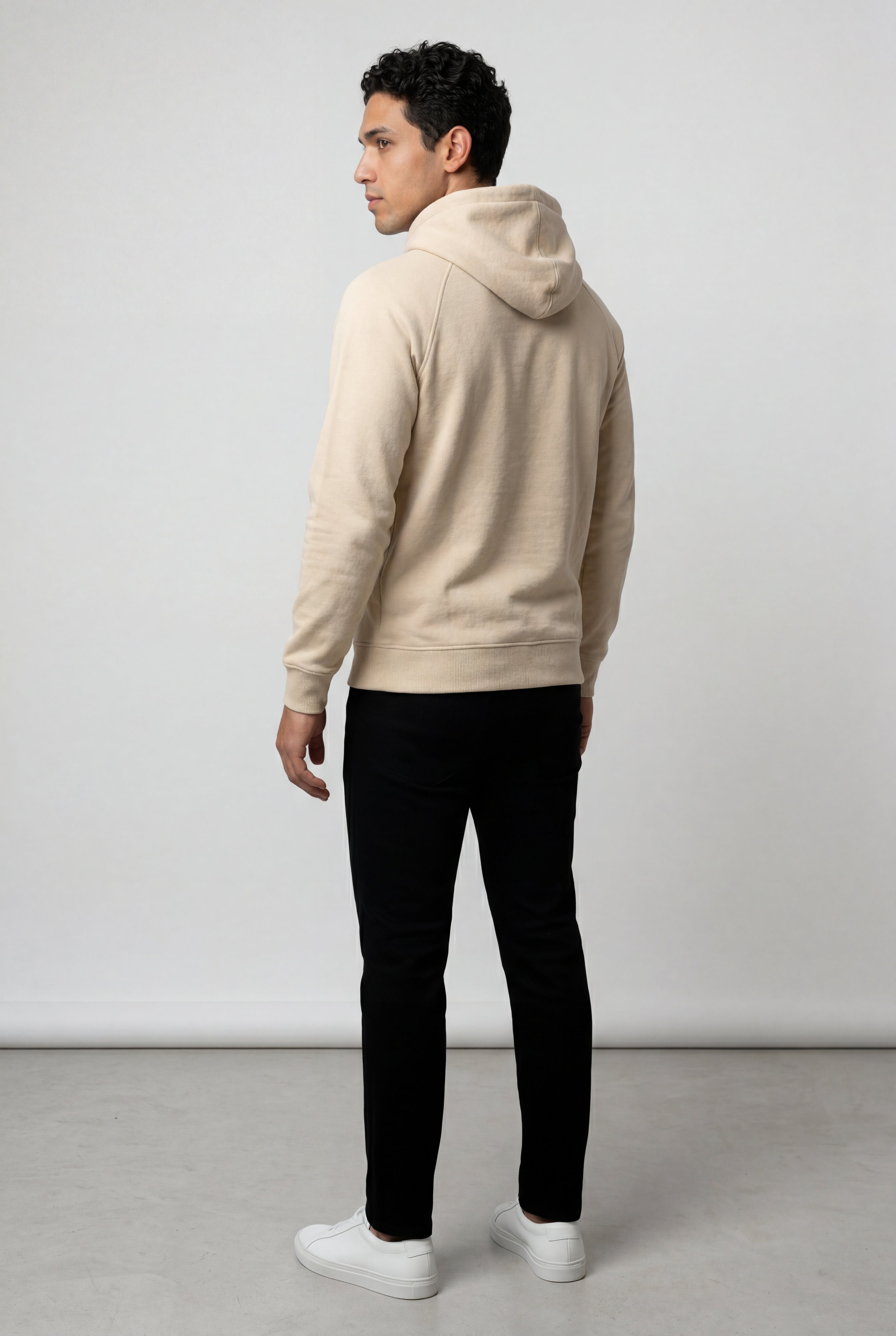 Men's Classic Drawstring Hood Regular Fit Pullover Hoodie