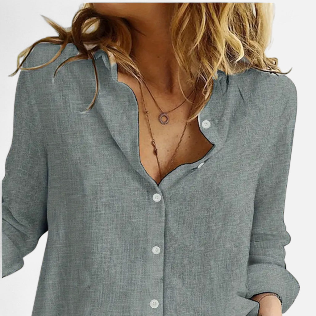 Lia  | Women’s Loose Long Sleeve Shirt