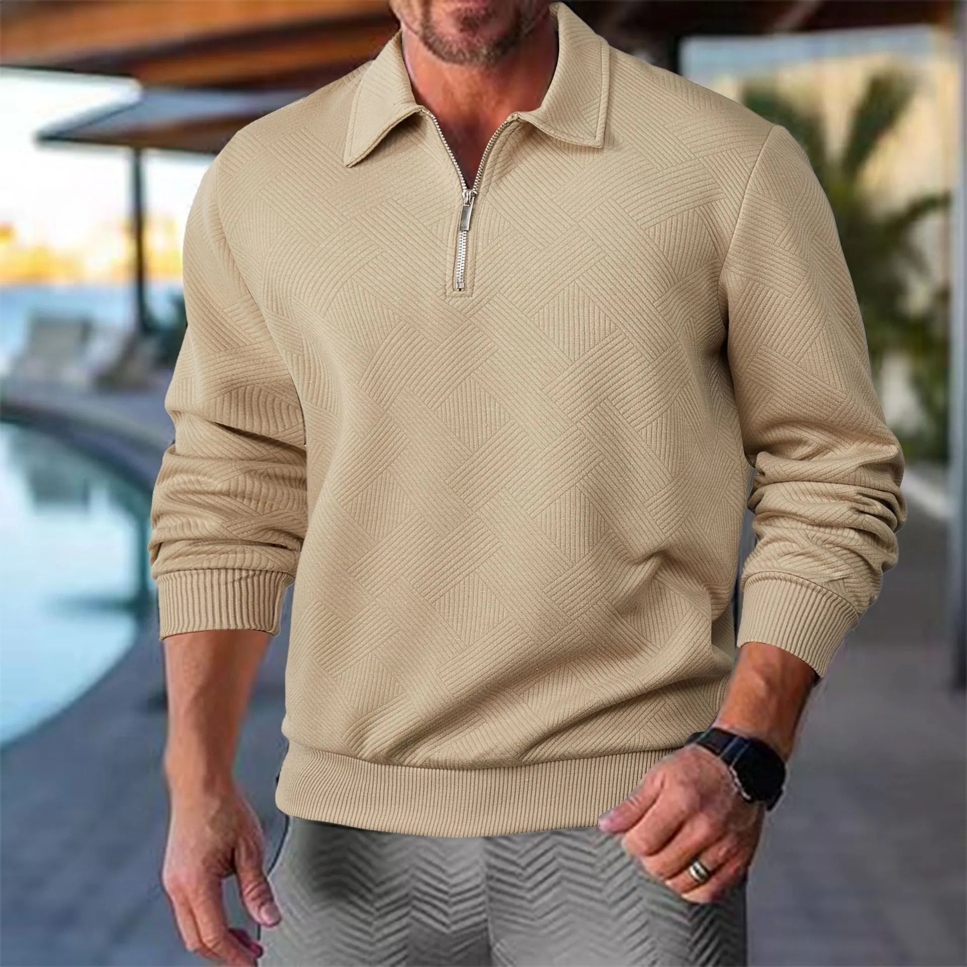 Quinten - Premium Quarter Zip Sweater