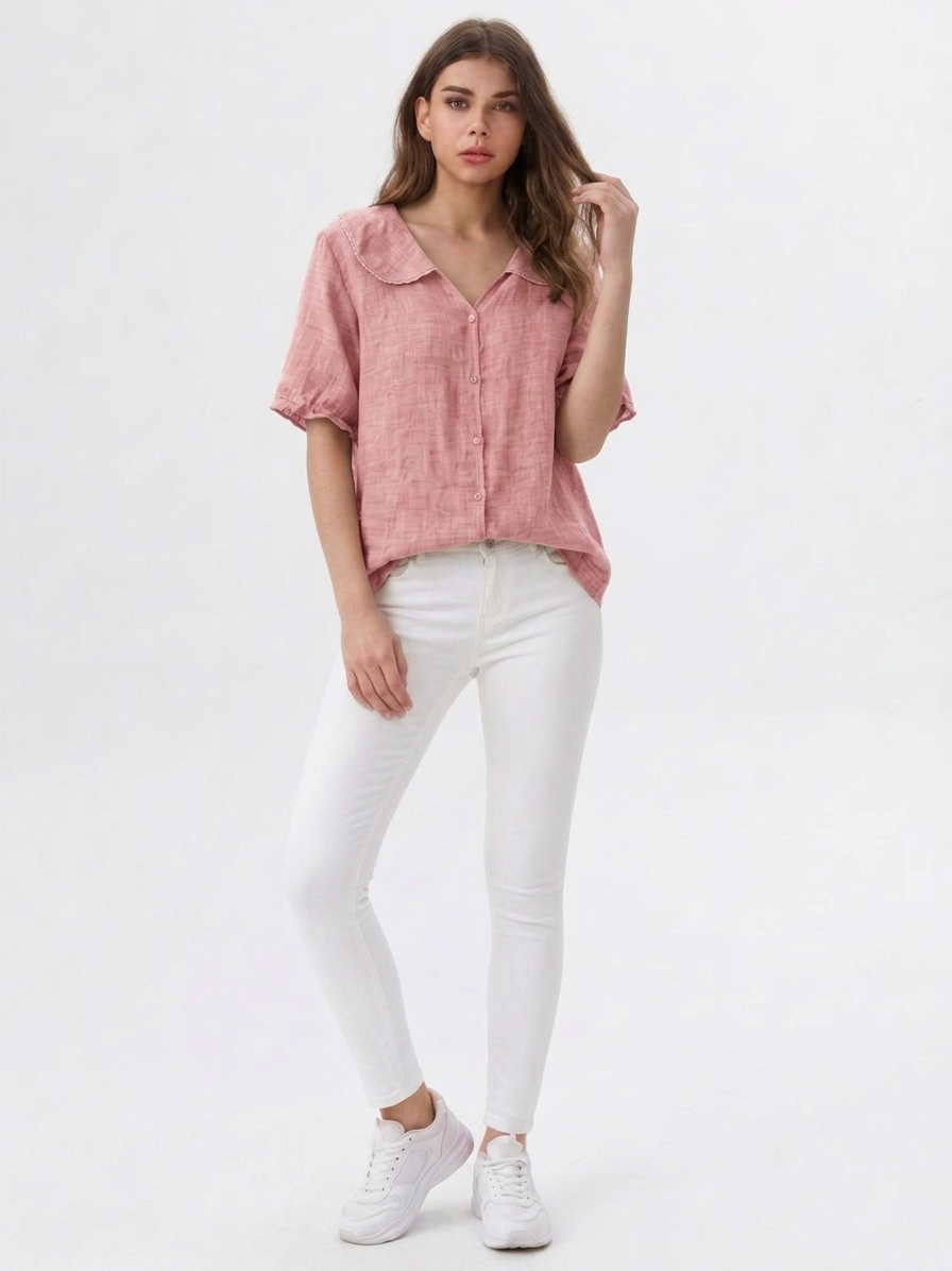 Lina | Linen Ease Blouse